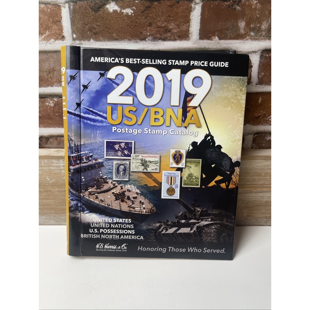 2019 US/BNA Postage Stamp Catalog Whitman Publishing H.E. Harris Spiral Bound